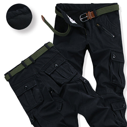 Men's Straight-Leg Cargo Work Trousers | Cotton Workwear