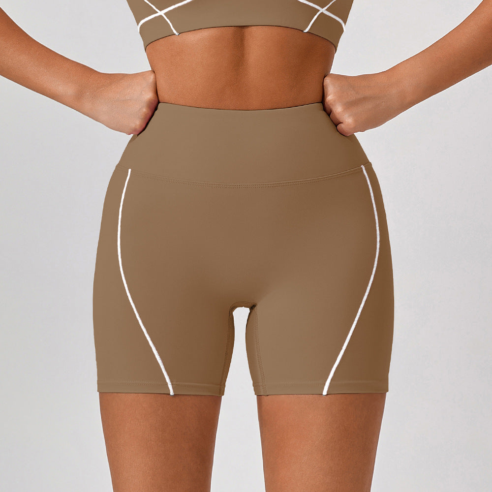 Women's High-Waist Gym Shorts | Peach Lift | 5 Colours