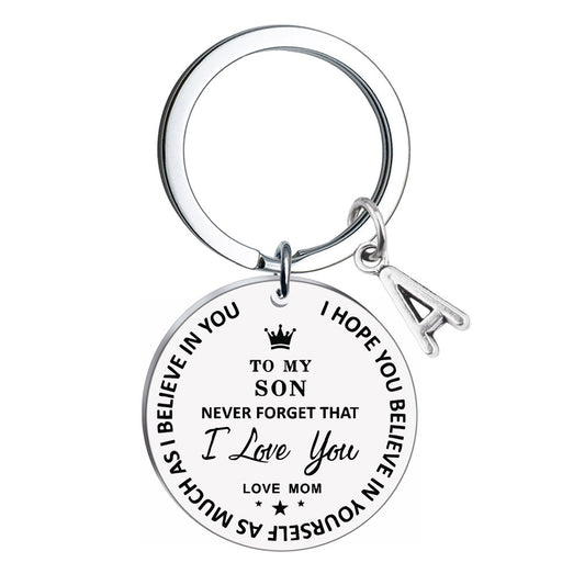 Personalised Initial Letter Keychain | Family Gift