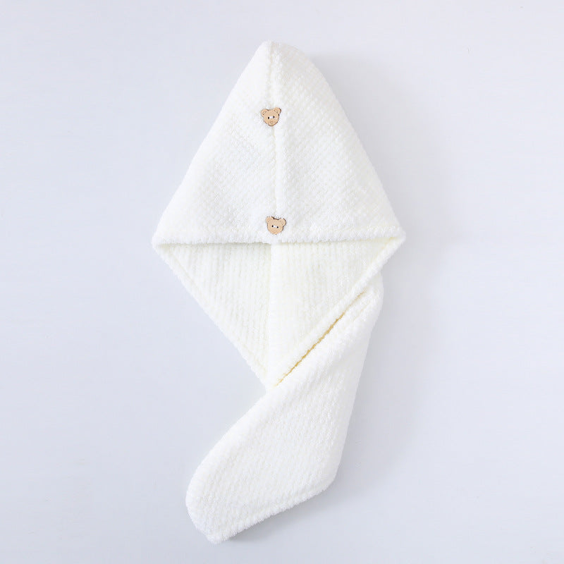 Coral Fleece Hair Drying Cap & Headscarf | Premium Velvet | 19 Colours