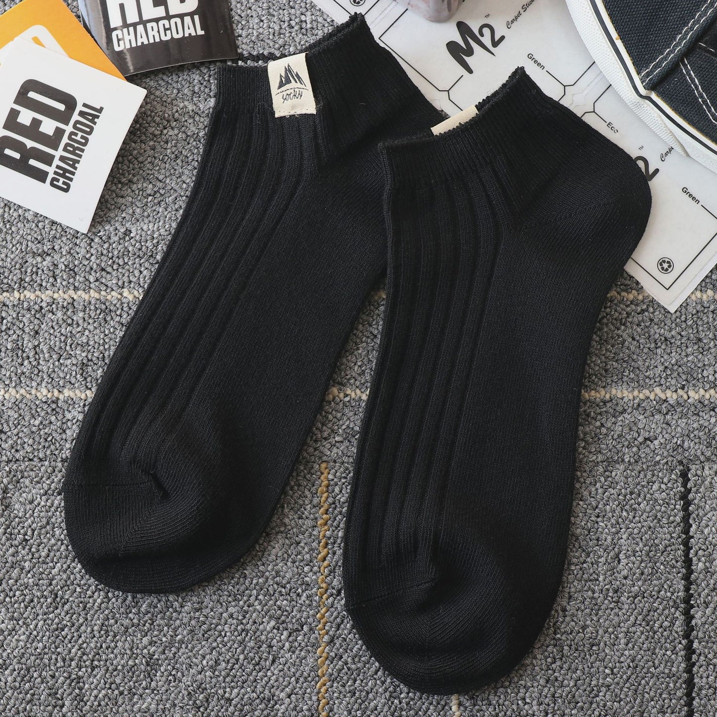 Unisex Cotton Sports Socks – Antibacterial Anti-Fungal Odour-Resistant 9 Colours