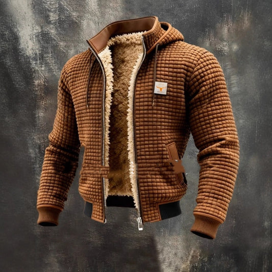 Men's Fleece-Lined Thick Hooded Jacket | S–5XL