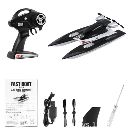 2.4GHz Electric RC Helicopter with Spare Propellers - Black