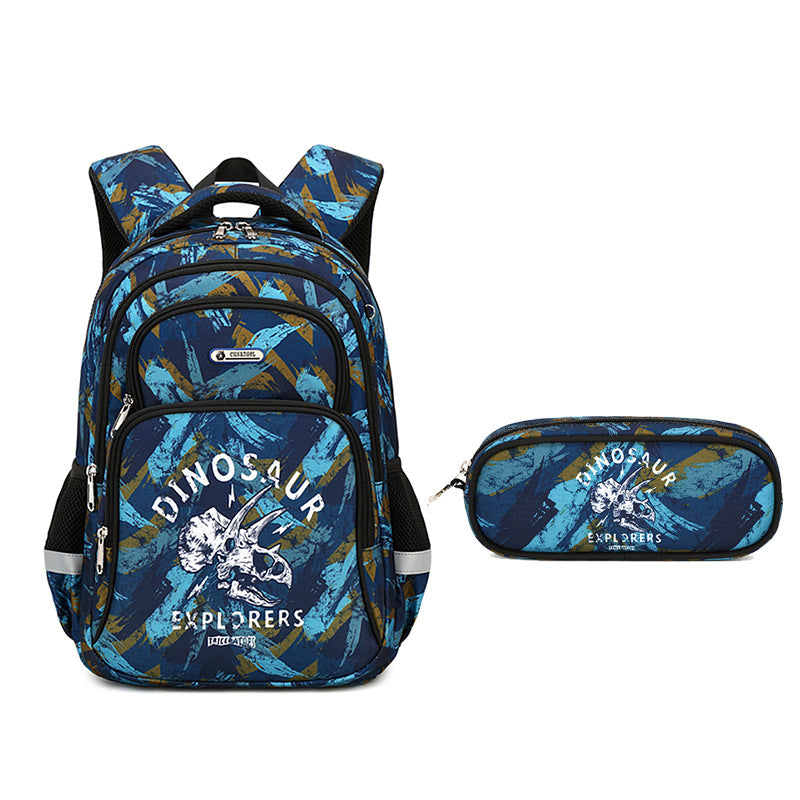Kids' Animal School Backpack Set – Lightweight & Spine-Protection