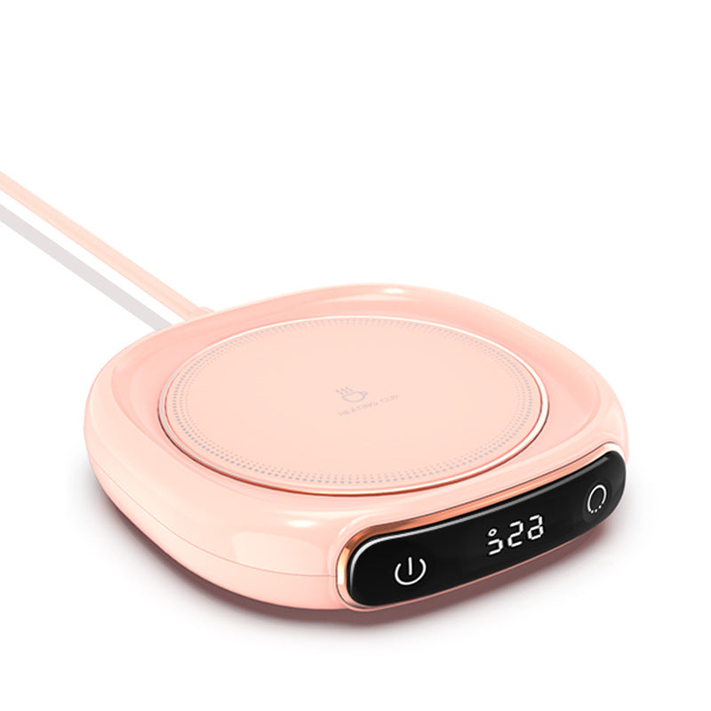Desktop Mug Warmer Coaster — Smart Heating Pad for Coffee, Tea & Hot Drinks