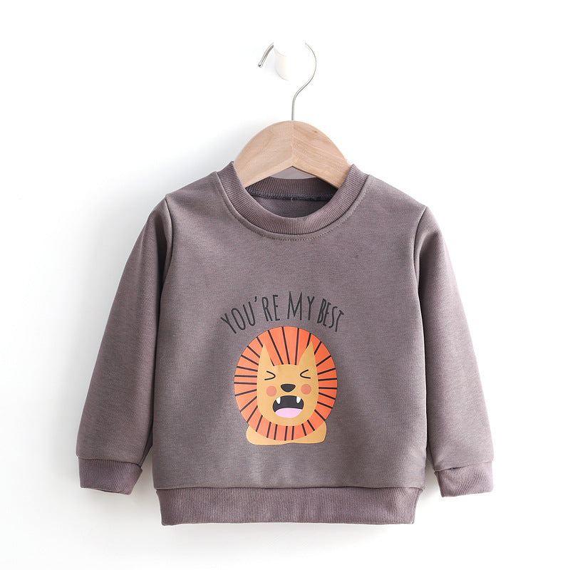 Children's Cartoon Cotton Sweatshirt Pullover | Kids Casual Top