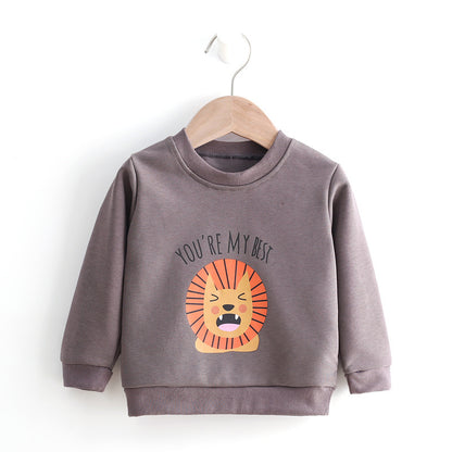 Children's Cartoon Cotton Sweatshirt Pullover | Kids Casual Top