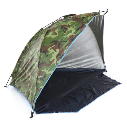 2-Person Waterproof Camping & Fishing Tent – Lightweight Windproof Blue, Green & Camouflage