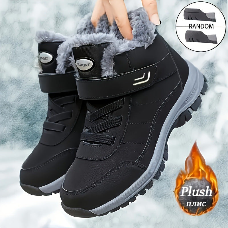 High-Top Fleece-Lined Snow Boots | Sizes 36-46