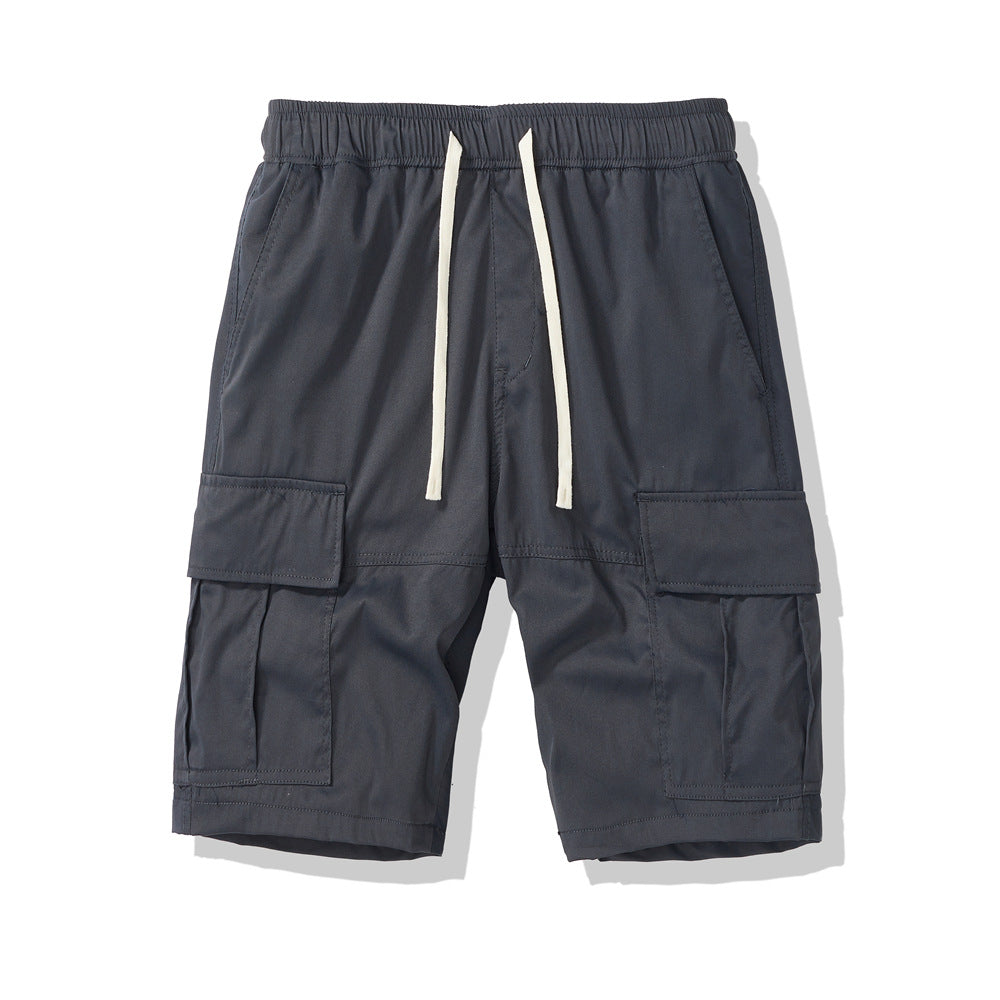 Men's Multi-Pocket Loose Casual Shorts