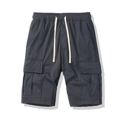 Men's Multi-Pocket Loose Casual Shorts