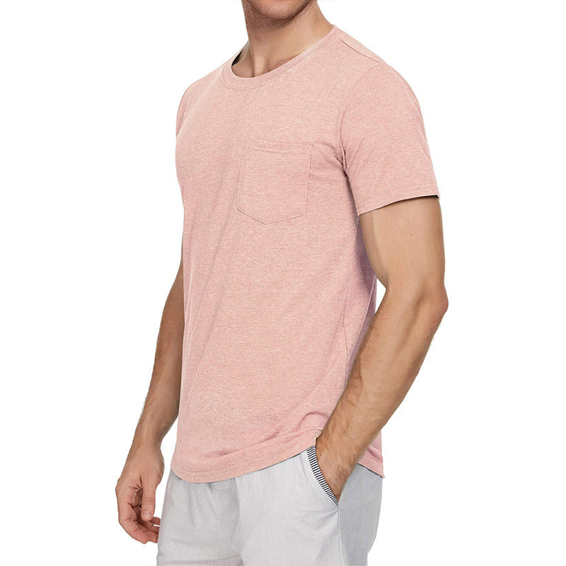 Men's Casual Cotton Crewneck T-Shirt | Loose Fit