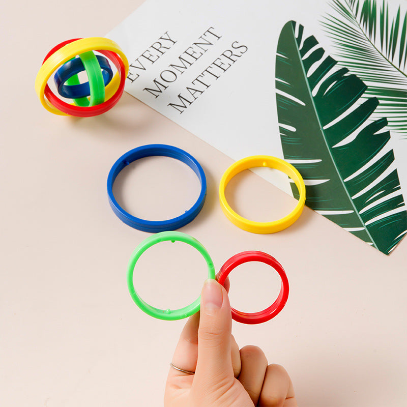 Four-Colour Universal Fingertip Gyro | Inertia Spin Fidget Toy | 6.7cm