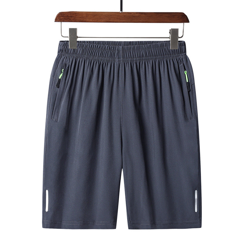 Men's Zip-Pocket Casual Sports Shorts