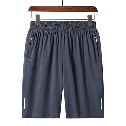 Men's Zip-Pocket Casual Sports Shorts