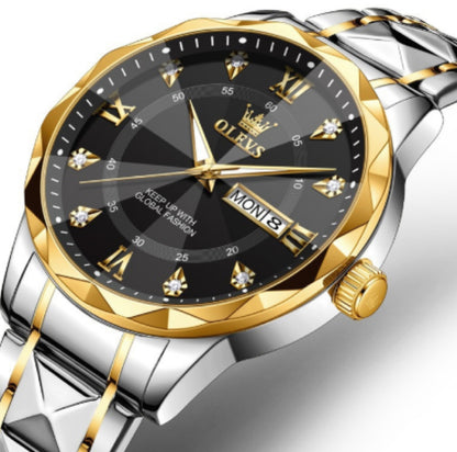 Men's Luminous Waterproof Quartz Watch | Business Style | Multiple Colourways