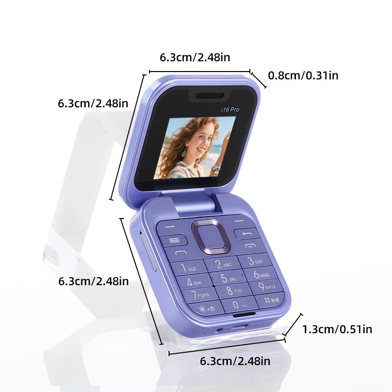 2G Foldable Feature Phone | Dual SIM Travel & Backup Handset