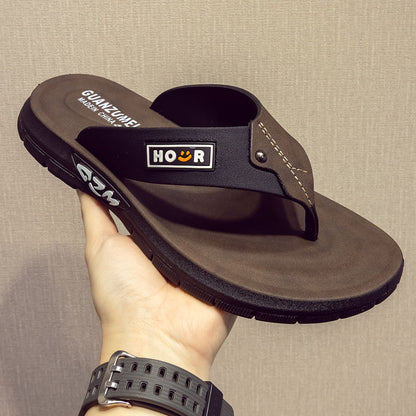 Men's Thick-Sole Non-Slip PVC Flip-Flops | EU 40-44