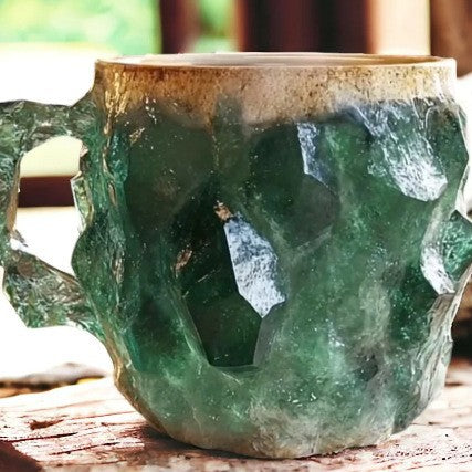 400ml Mineral Crystal-Effect Resin Coffee Mug