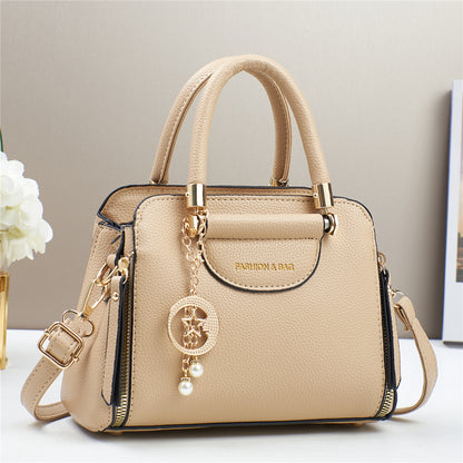 Women's PU Leather Crossbody Bag – Minimalist Shoulder Bag