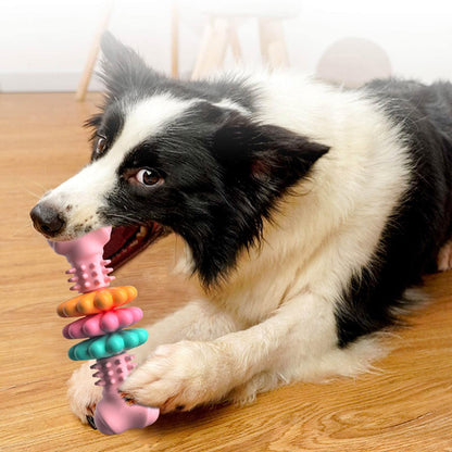 TPR Dog Bone Chew Toy | Dental Cleaning & Gum Massage for Dogs