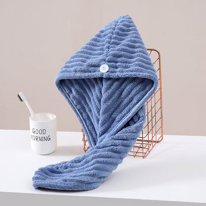 Coral Fleece Hair Drying Cap & Headscarf | Premium Velvet | 19 Colours