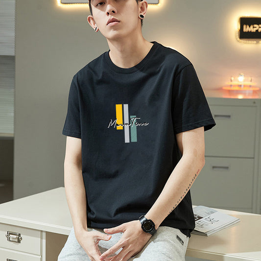 Men's Pure Cotton Graphic T-Shirt | 7 Designs M-4XL
