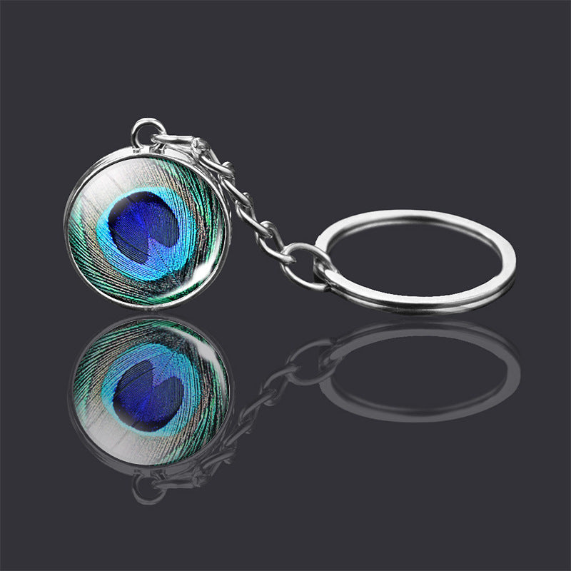 Animal Glass Ball Keychain | Double-Sided Design | 23 Animals