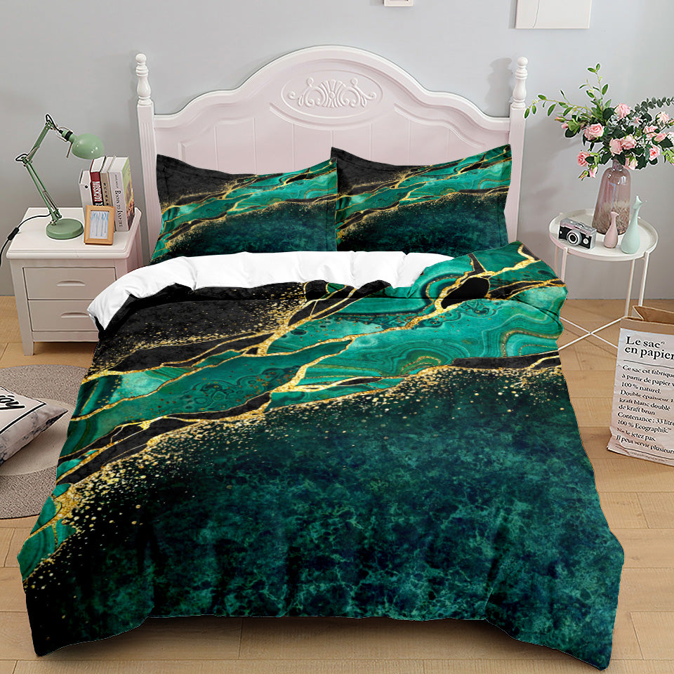 European Landscape Print Bedding Set | Multiple Sizes & Designs