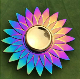 Rainbow Alloy Finger Spinner Fidget Toy | 19 Shapes to Collect