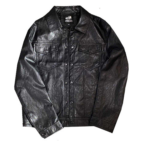 Men's PU Faux Leather Biker Jacket – Slim Fit | Fleece-Lined Option | M–4XL
