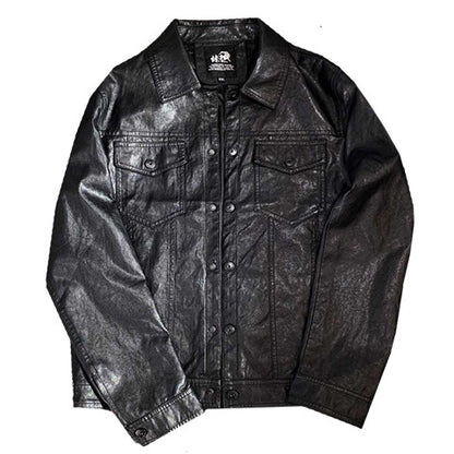 Men's PU Faux Leather Biker Jacket – Slim Fit | Fleece-Lined Option | M–4XL