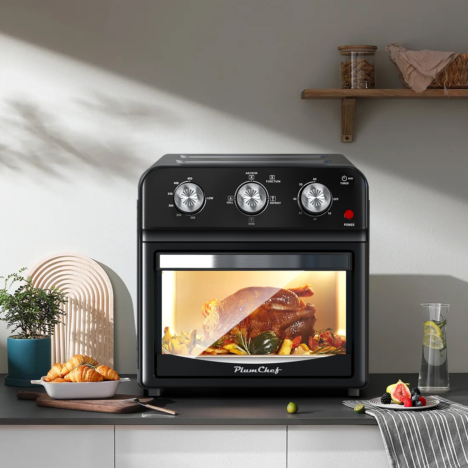 12L Multi-Function Air Fryer – Grill, Bake, Defrost & Air Fry | Family Size
