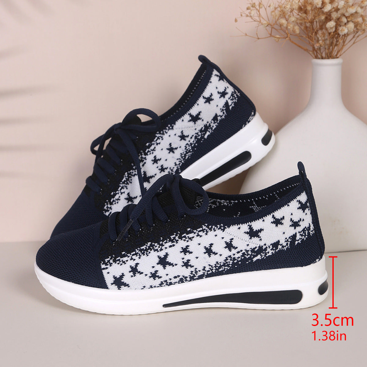 Women's Lightweight Mesh Running Shoes | Non-Slip Lace-Up