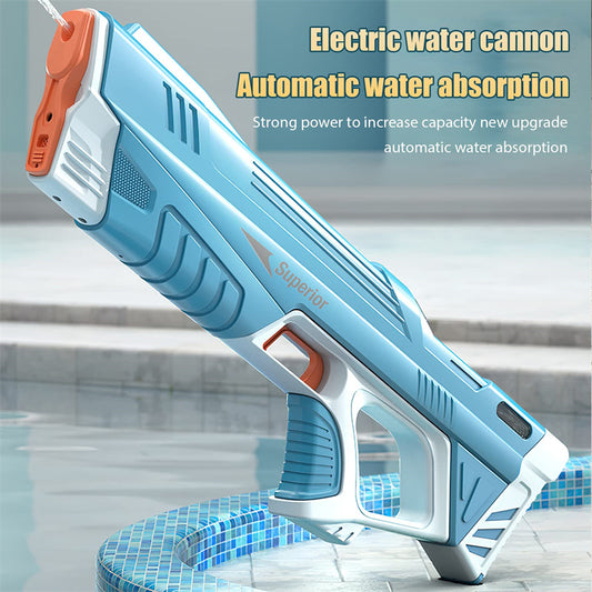 Electric Auto Water Gun | USB Rechargeable Auto-Fill 26–32ft Range