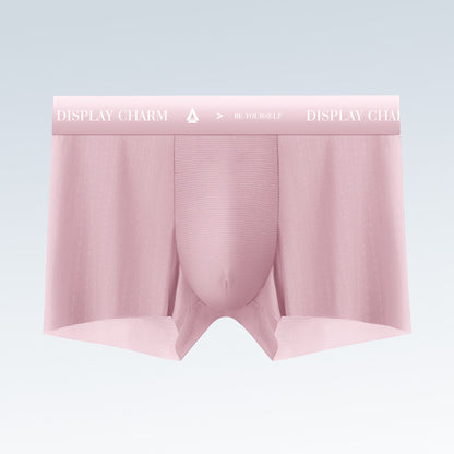 Men's Seamless Nylon Boxer Briefs – Breathable & Quick-Dry