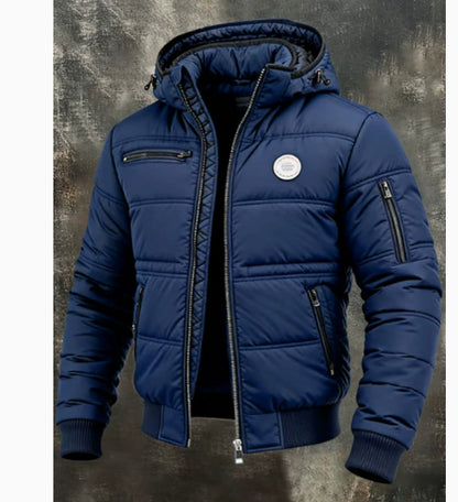 Men's Extra-Thick Hooded Padded Jacket | Velvet-Lined Winter Coat S–5XL