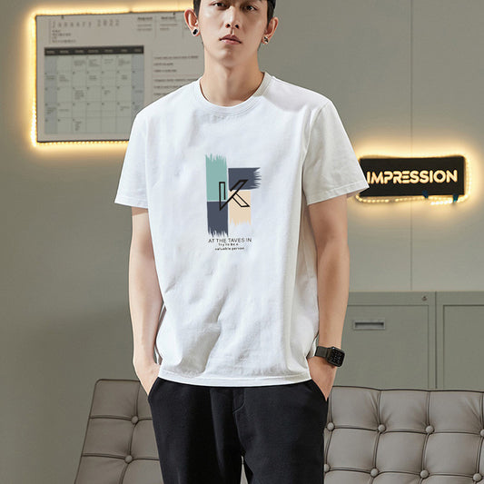 Men's Pure Cotton Graphic T-Shirt | 7 Designs M-4XL