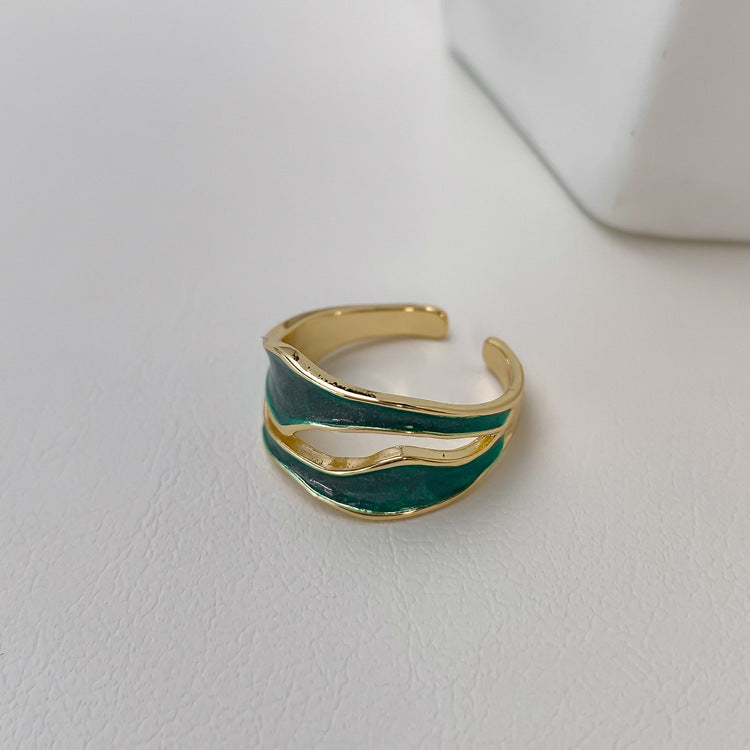 Women's Electroplated Stainless Steel Adjustable Ring | 3 Colours