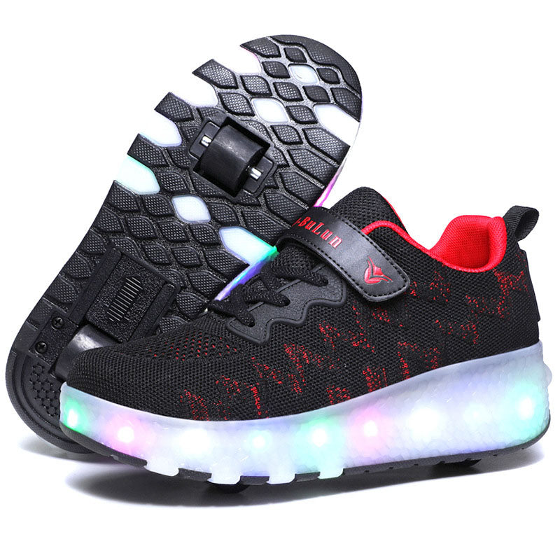 Children's LED Wheel Shoes | USB Rechargeable Roller Skate Shoes