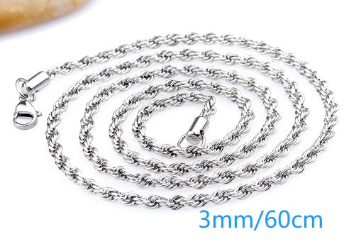 Men's Titanium Steel Wrench Skull Pendant – Punk Personality Necklace