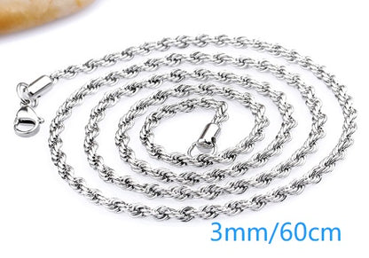 Men's Titanium Steel Wrench Skull Pendant – Punk Personality Necklace