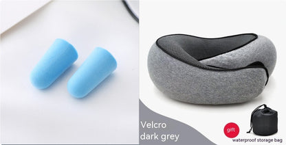 Memory Foam Travel Neck Pillow — U-Shaped Neck Support for Flights, Commuting & Long Journeys