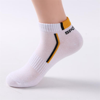 Men’s Cotton Moisture-Wicking Sports Socks – Single & 5-Pair Packs