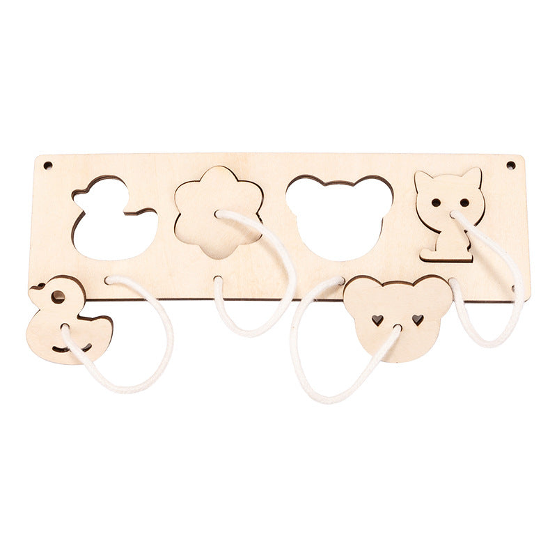 Montessori Wooden Busy Board Toy – Educational Activity Board, Ages 4–6