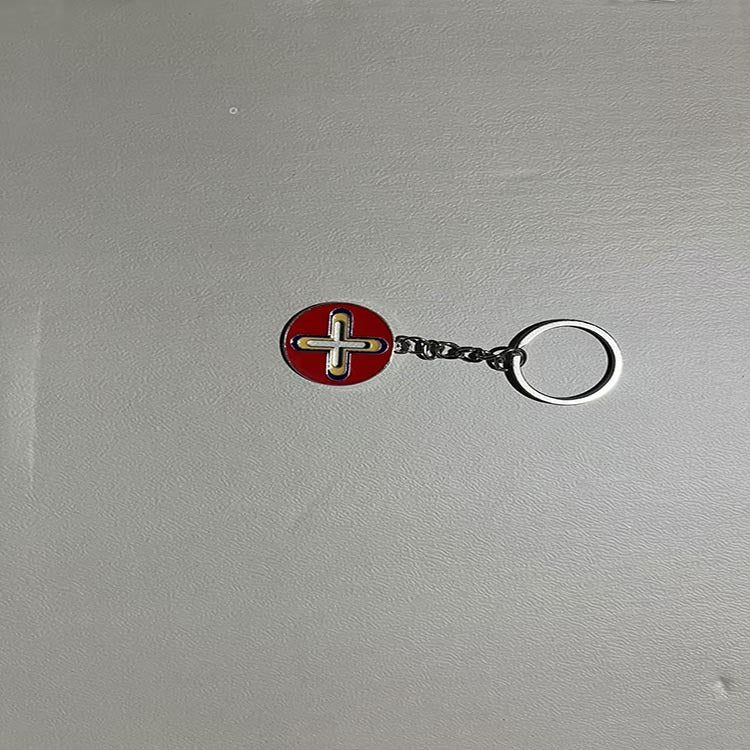 Colourful Zinc Alloy Pendant Keychain | Fashion Keyring