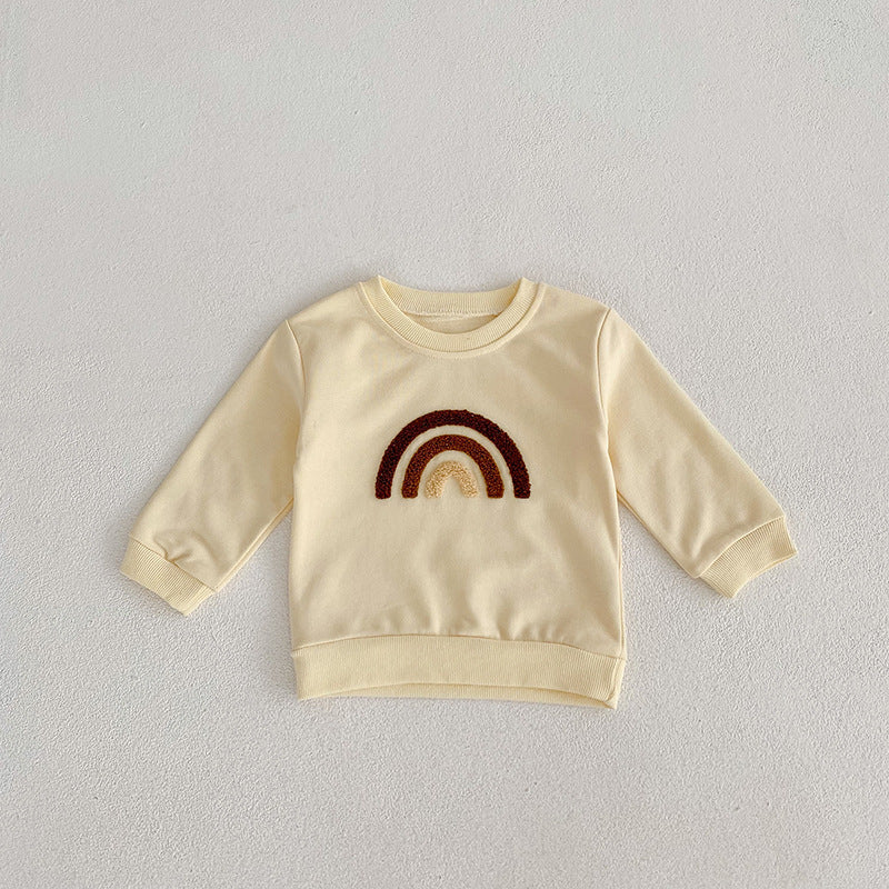 Children's Cartoon Print Cotton Sweatshirt | Baby & Toddler Round Neck Top