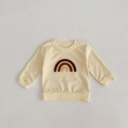 Children's Cartoon Print Cotton Sweatshirt | Baby & Toddler Round Neck Top