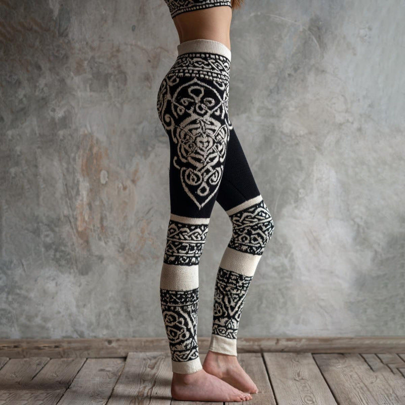 Women's 3D Digital Print Slim-Fit Yoga Pants | Warm | XS-6XL