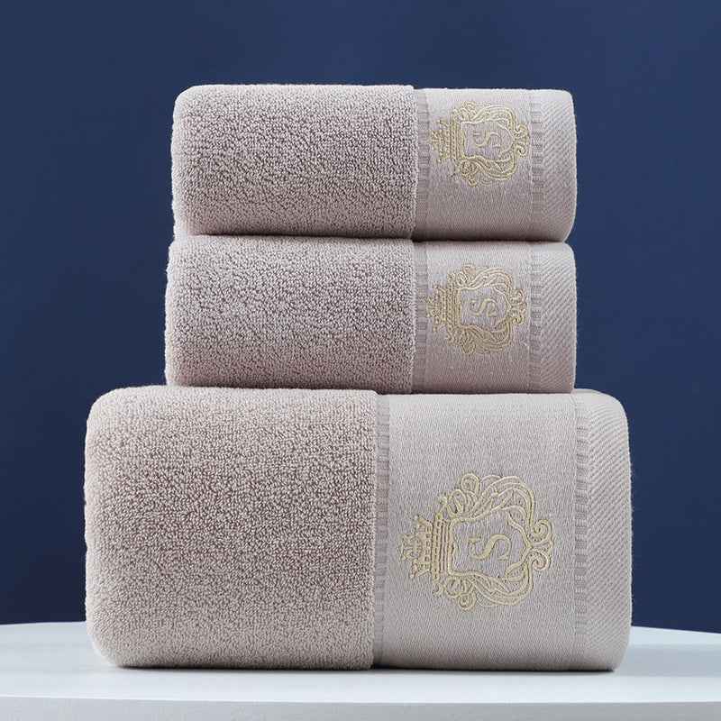 Pure Cotton Towel Set – 3-Piece Bath & Hand Towel Bundle in 22 Designs